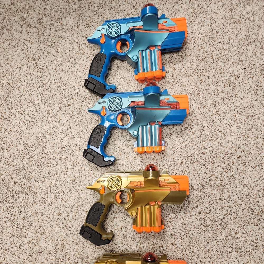Nerf Lazer Tag Two-Player Battle System (2 set/4 guns)